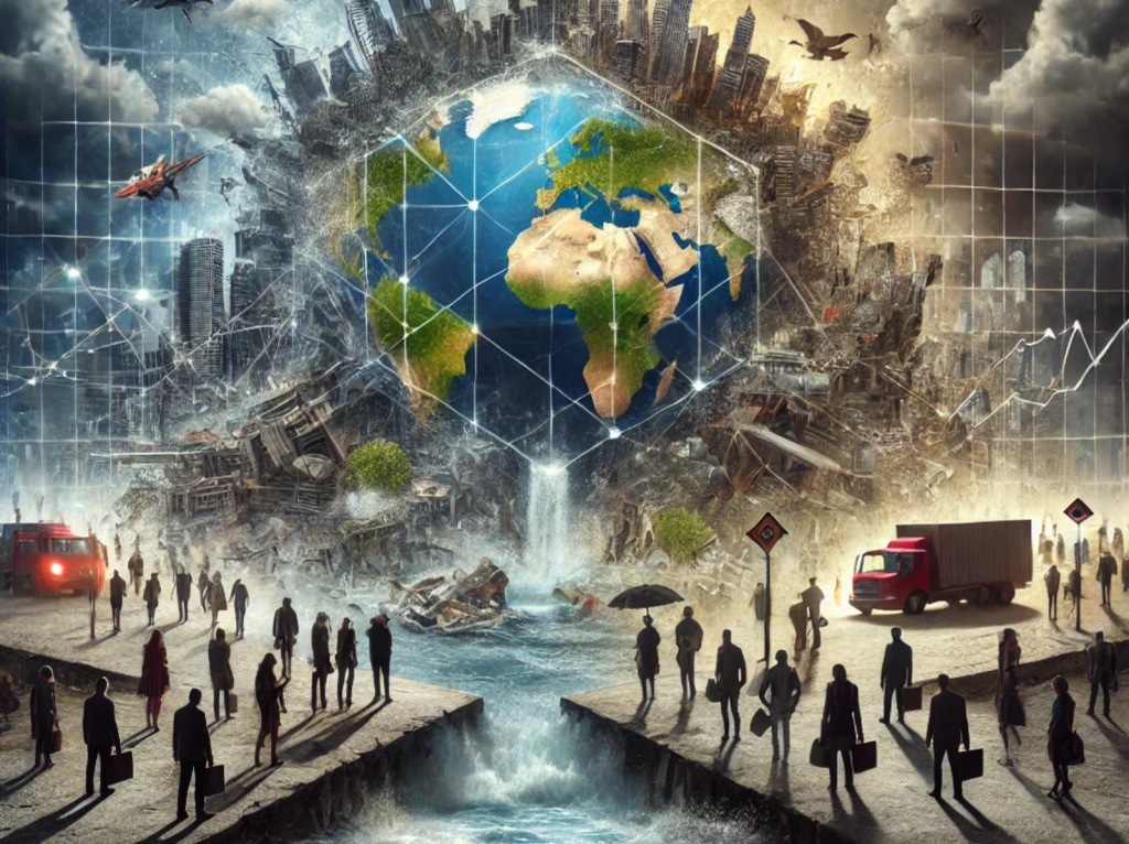 Crisis simultáneas en una organización.